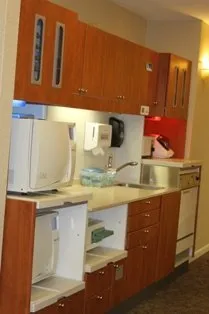 Infection control station at Dental Associates of Hershey